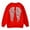 Red, variant on Women Sweatshirts Angel Wingss Long Sleeves Cute Crewneck Oversized Pullover Womens Winter Clothes