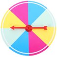 thumbnail image 1 of Roue de Prix DIY Roue de Fortune Rotative Roue de Prix de Fête Jeu de Roue de Prix Plateau Tournant de Loterie pour Fête, 1 of 8