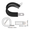 thumbnail image 2 of 20 Uds Abrazadera de Cable 304 Acero Inoxidable Unique Bargains R Forma, 2 of 4