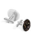 thumbnail image 3 of Motorcycle Stylish Shirt Cufflink Set Made of Stainless Steel for Formal Wear - for Weddings and Special Occasions - Silver Jewelry Option Available, 3 of 6