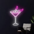 thumbnail image 3 of Handmadetneonsign Cowgirl Boots Martini Cocktail Neon Sign, Cowgirl Boots Neon Light, Custom Neon, 3 of 5