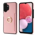 thumbnail image 6 of Nalacover for Samsung A13 4G Wallet with Card Holder Slot, 360°Rotation Ring Holder Kickstand Cover for Men Women Protective Premium PU Leather Shockproof Cover for Samsung Galaxy A13 4G, Pink, 6 of 6