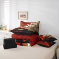 thumbnail image 6 of Homewish Vintage Skull Crows 7pcs Queen Bedding,Retro Train Bedding Comforter Set Queen,Halloween Bed Set,Black Reversible, 6 of 8