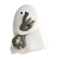 thumbnail image 2 of Cute Little Ghost Desk Figurine With Halloween Ghost For Home Office Shelf Display, Mini Spooky Ornament For Indoor Table Accent，Halloween Decor，Outstanding Decoration, 1pcs, B, 2 of 8