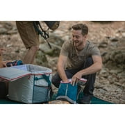 Quechua Hiking 12 Can Cooler Backpack, Blue Multi