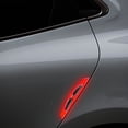 thumbnail image 3 of Amacok 4Pair Reflective Stickers for Rearview Mirror, Car Safety Warning Reflective Stickers, Safety Anti Scratch Protective Strips, 3 of 6