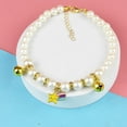thumbnail image 6 of Fairnull Puppy Necklace Fashion Imitation Pearl Pendants Adjustable Cat Dog Neck Chain Pet Accessories, 6 of 9