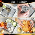 thumbnail image 5 of MOUNTAIN GRILLERS Beer Can Chicken Roaster Stand with Stainless Steel Holder, 5 of 7