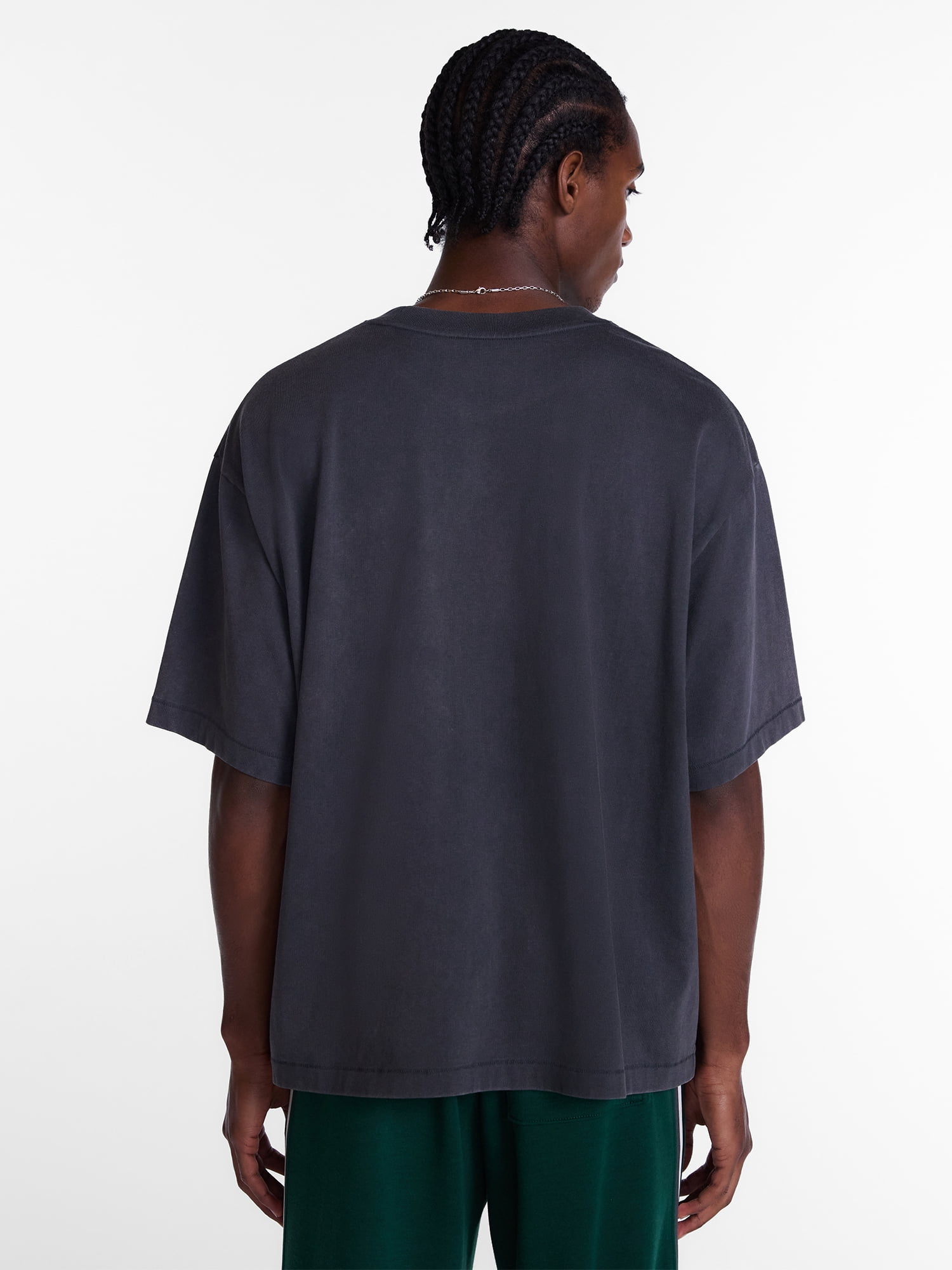 No Boundaries Boxy Fit Heavyweight Graphic Tee Shirt, Men's XS-4XLT