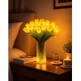 thumbnail image 5 of Radiant Romantic Tulip Light, 15pcs Twinkling Tree Tulips Lamp, 13in LED Lighted Artificial Flowers that Never Fade, Tulip Ambient Night Lamp for Home Kitchen Wedding Dining Table Decor Gift, 5 of 7