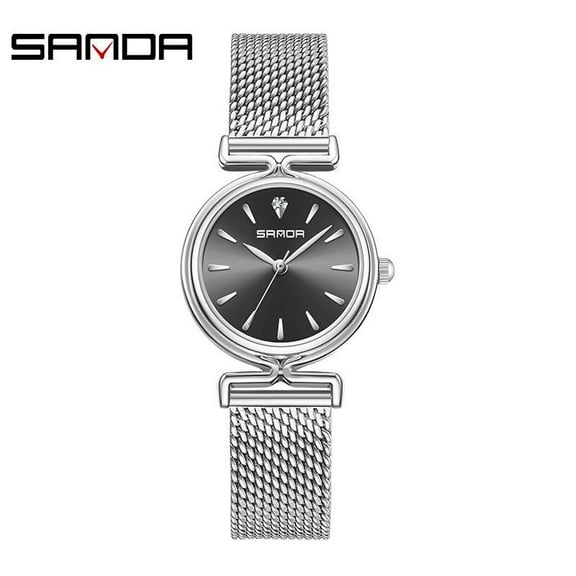 Explojoy Women's Quartz Watch – Waterproof, Fashionable Design, Stainless Steel or Leather Strap