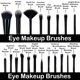 thumbnail image 2 of Juego de brochas de maquillaje GZIXBDA 48 piezas sintéticas para principiantes, color negro, 2 of 9