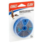 Eagle Claw Baitholder Hook Assortment, 144 Count, Assorted Sizes