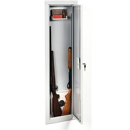 Stack On Iwc 55 Full Length In Wall Gun Storage Cabinet Walmart