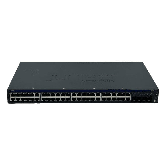 Restored Juniper EX2200 48-Ports 1000Base-T Ethernet Switch - w/line cord - PN: EX2200-48P-4G (Good) (Refurbished)