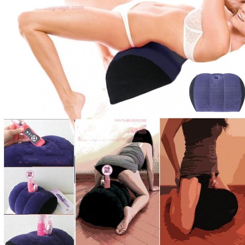 Sex Pillow Cushion Hole Bolster Love Position Kit Set Furniture
