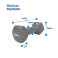 thumbnail image 4 of Par de Mancuernas de Vinyl Tayga  4 Lb, 4 of 6