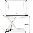 thumbnail image 2 of Table de Toilettage Électrique pour Chien de 50 Pouces, Station de Lavage pour Animaux Robuste à Hauteur Réglable avec Bras, Plateau Portable Antidérapant, Organisateur d'Outils, 2 of 5