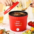 thumbnail image 2 of DEBGFS 1.2L Hot Pot Electric Rapid Noodles Cooker Portable Mini Pot for Stir Fry Steak Noodles Ramen Cooker Dorm Office, 2 of 8