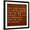Black Frame, variant on Art.com Inspirational Quote By Siddhartha Gautama (The Buddha) On Earthy Background Art Print by nagib, 16" x 16"