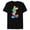 Black, variant on Mickey Mouse Rainbow Tie Dye - Short Sleeve Blended T-Shirt for Adults- Customized-Black