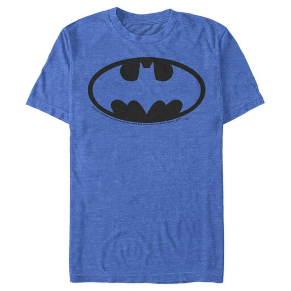 Men's Batman Dark Night Logo  Graphic Tee Royal Blue Heather X Large