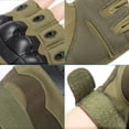 thumbnail image 5 of Guantes tácticos para dedos para hombre, de carcasa blanda, con almohadilla protectora para la palma, para entrenamiento de combate y pantalla táctil, antideslizantes, 5 of 5
