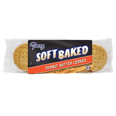 Franz Soft Baked Peanut Butter Cookies, 11.5 oz, 12 Count