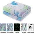 thumbnail image 4 of Couverture Jetée pour Enfants Personnalisée avec Dinosaure Phosphorescent, 30"x40 Pouces, Multicolore, 4 of 6