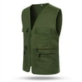 thumbnail image 2 of Men's Multi Pocket Travelers Fishing Photography Director Casual Outdoor Vest, 2 of 9