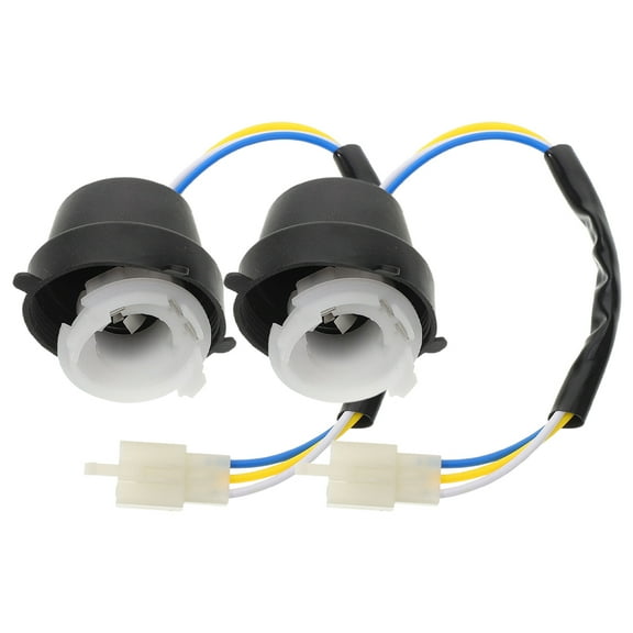 OUNONA 2pcs Motorcycle Light Socket Motorcycle Scooter Tail Light Sockets Easy Installation Lamps Socket Holder Adapters Motorcycle Wiring Harness