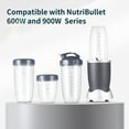 thumbnail image 4 of Premium Multi-Size Smoothie Cup Set: 32oz, 24oz, 18oz with Stay-Fresh & To-Go Lids, BPA-Free, Dishwasher Safe, Compatible with 600w/Pro 900w/ Pro EXCLUSIVE! 900w Blenders, 4 of 7