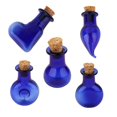 thumbnail image 1 of 10 mini frascos de vidrio con corcho para botellas., 1 of 5