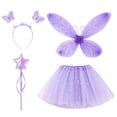 thumbnail image 1 of SAYOO 4 piezas de accesorios de vestuario Wings, Wings headband Magic stick dress SAYOO moda, 1 of 9