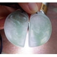 thumbnail image 5 of Pair Certified Green Burma Natural A Jade jadeite Pendant Dragon Phoenix Necklace 653140 TN, 5 of 10