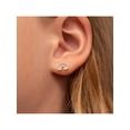 thumbnail image 4 of 14k Gold Rainbow Toddler / Kids / Girls Earrings Safety Screw Back Enamel, 4 of 6