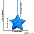 thumbnail image 4 of YYV Décorations Suspendues à Paillettes Étoilées pour la Fête de l'Indépendance, Lot de 15, Guirlande Patriotique Pentagramme, Serpentins Scintillants Rouges, Blancs et Bleus pour Décor de Fête du 4 Juillet, 4 of 9