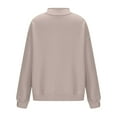 thumbnail image 4 of UQJfacai Womens Oversized Sweatshirts Mock Neck Sweatshirt Turtleneck Long Sleeve Pullover Tops Fall Winter Fashion Outfits Clothes, 4 of 8