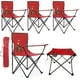 thumbnail image 1 of 4 Sillas Playera Plegable CJR CON Mesa rojo, 1 of 6