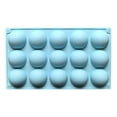 thumbnail image 1 of Lunxisen 4 Pcs Silicone Baking Tray for Light Cake French Dessert Kitchen Baking Semi-circular Pastry Mold, 1 of 9