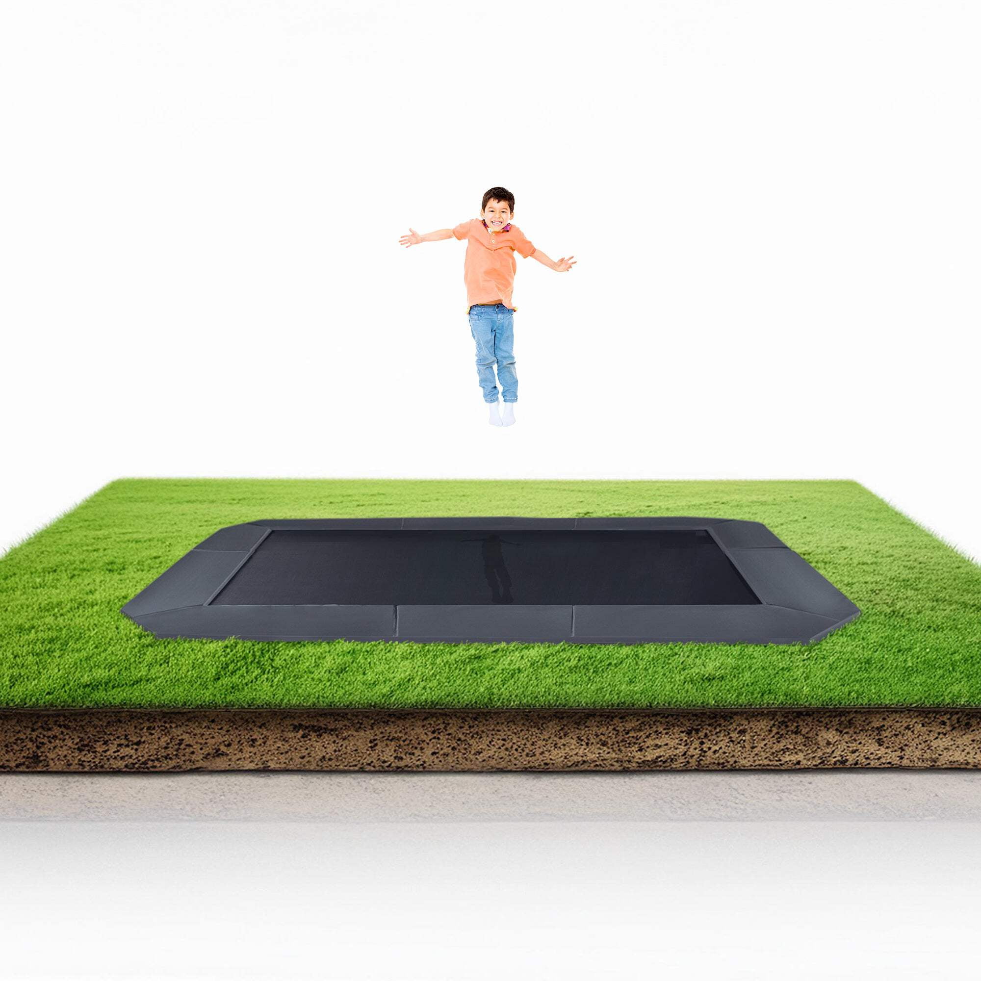 10x14' Rectangle Pro-Line Avyna In-ground Trampoline