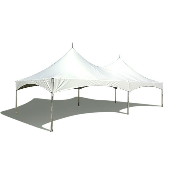 TentandTable High Peak Frame Outdoor Canopy Tent, White, 15 ft x 30 ft