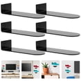 thumbnail image 5 of KAKOWELY Shoes Collection Racks 1 Set of Acrylic Floating Basketball Shoes Display Racks Shoes Stands for Home (Black)7.87"X2.99"X1.57", 5 of 5