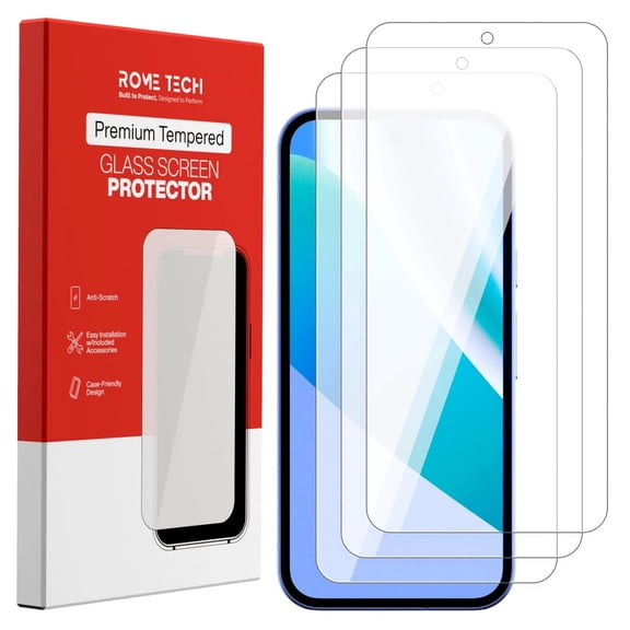 Google Pixel 10a Tempered Glass Screen Protector 3 Per Pack