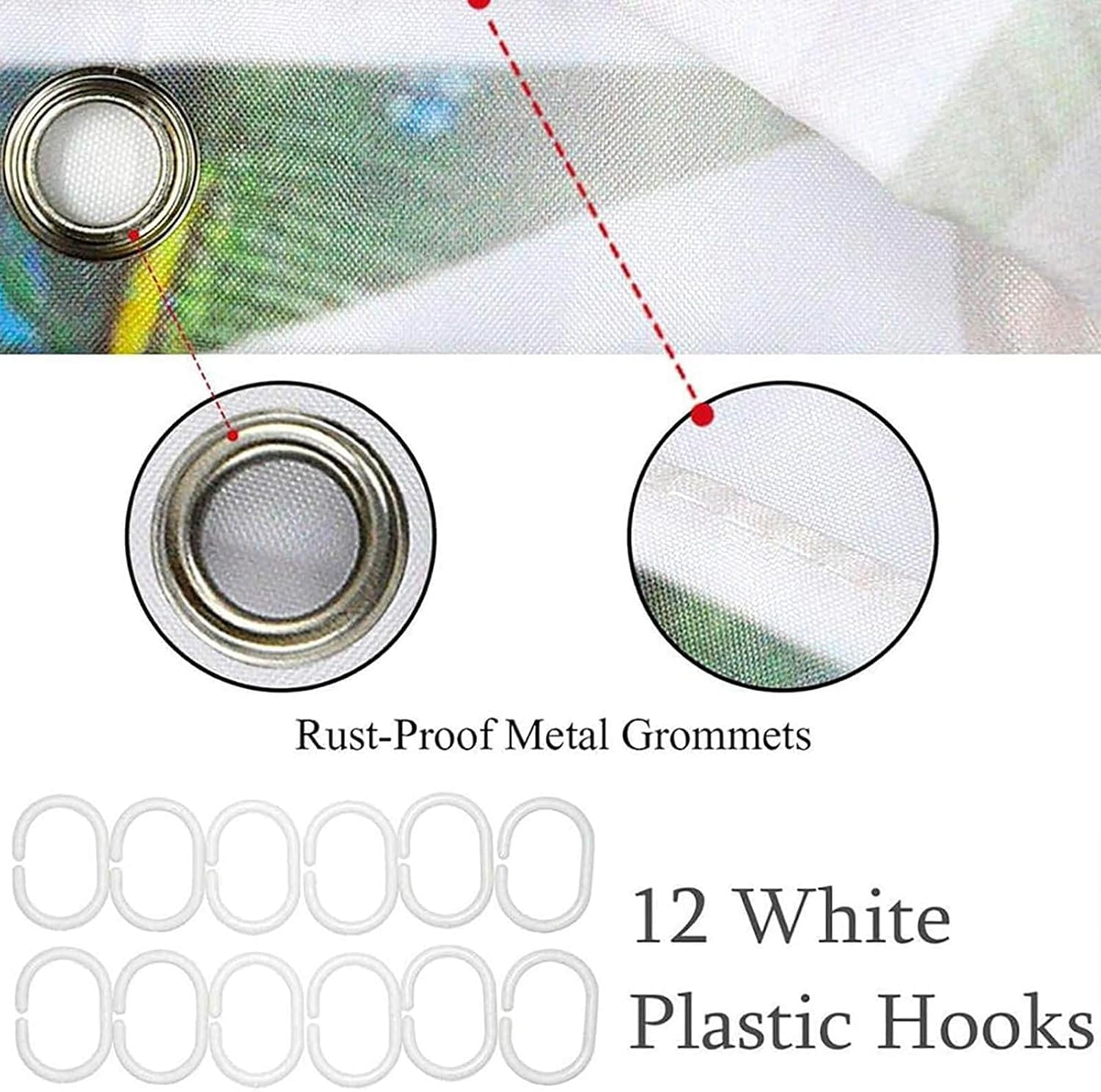 A Police and Law Enforcement Support Flag Background 4Pcs Shower Curtains Set with 12 Hooks Set with Non-Slip Rug Toilet Lid Cover and Bath Mat Curtain Set for Bathroom Decor