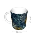 thumbnail image 2 of Yiaed Vintage Compass Print Ceramics Coffee,Large Handle Design,Extra Large Tea and Coffee Cup for Office and Home Mugs, 2 of 6