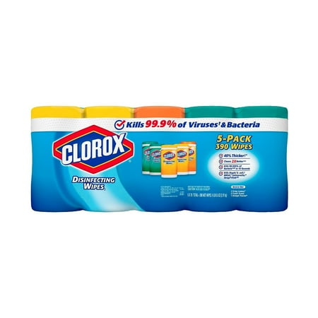 Clorox Disinfecting Wipes, Variety Pack, 390 Ct