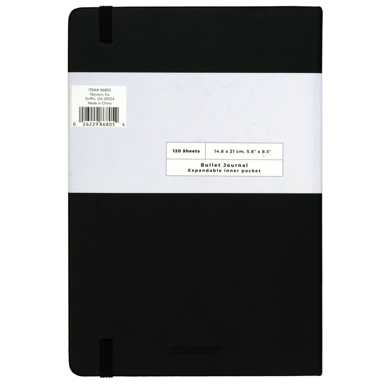 Black Notebook, 100 Lined Pages, 8x11.5 Black Paper: Black Paper Journal  - College Ruled