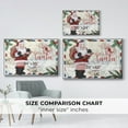 thumbnail image 4 of Christmas Par Avion Collection A - Framed Gallery Wrapped Holiday Canvas - 27 x 41 - White Frame, 4 of 8