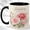Black, variant on January Girl Coffee Mug, Carnation Birth Month Flower Cup, Watercolor Floral Birthday Gift for Women, Botanical Design, Ceramic 11 Oz Mug